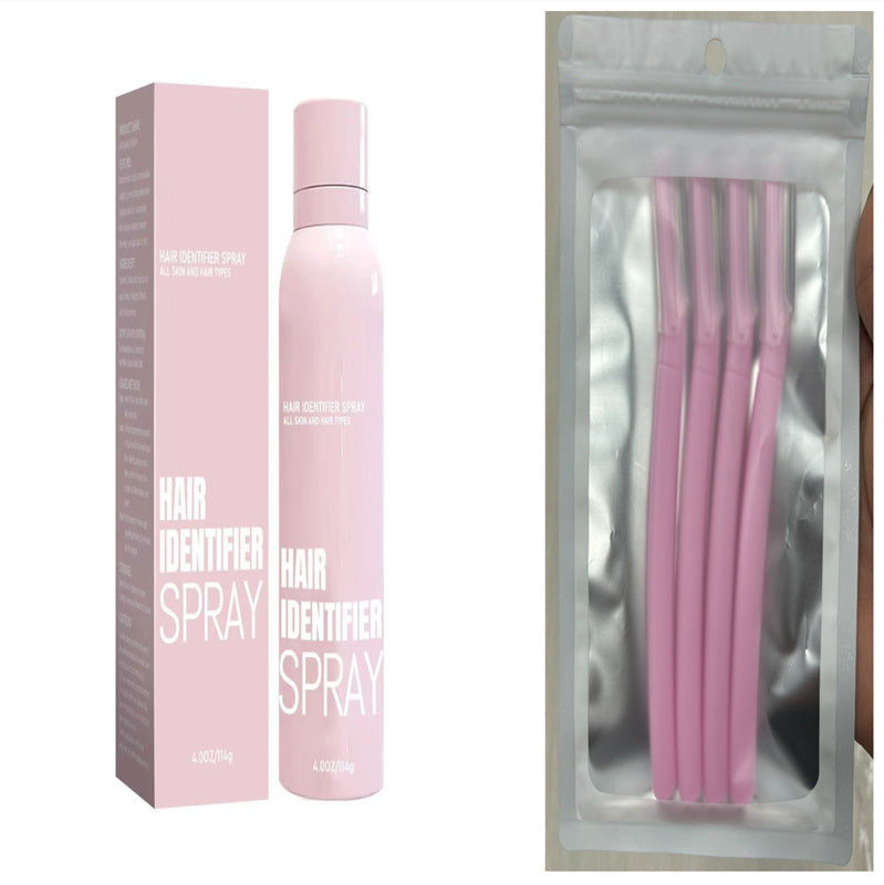 Hair Identifier Spray Set For Face Shaving Moisturizing Dermaplaner Spray For Face Shaving Skin Care - E-LUSH