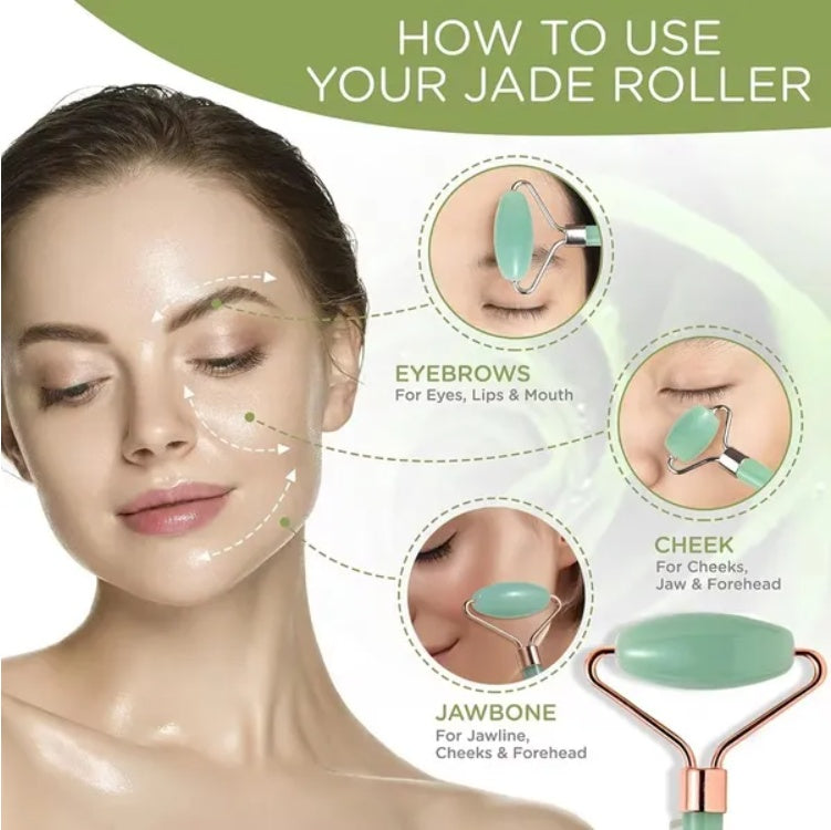Gua Sha Board 2PCS Massage Stone For Facial Body Skincare Roller Scraping Massager Natural Resin Facial Lifting Scraper Neck Anti Wrinkle Massager Tool - E-LUSH