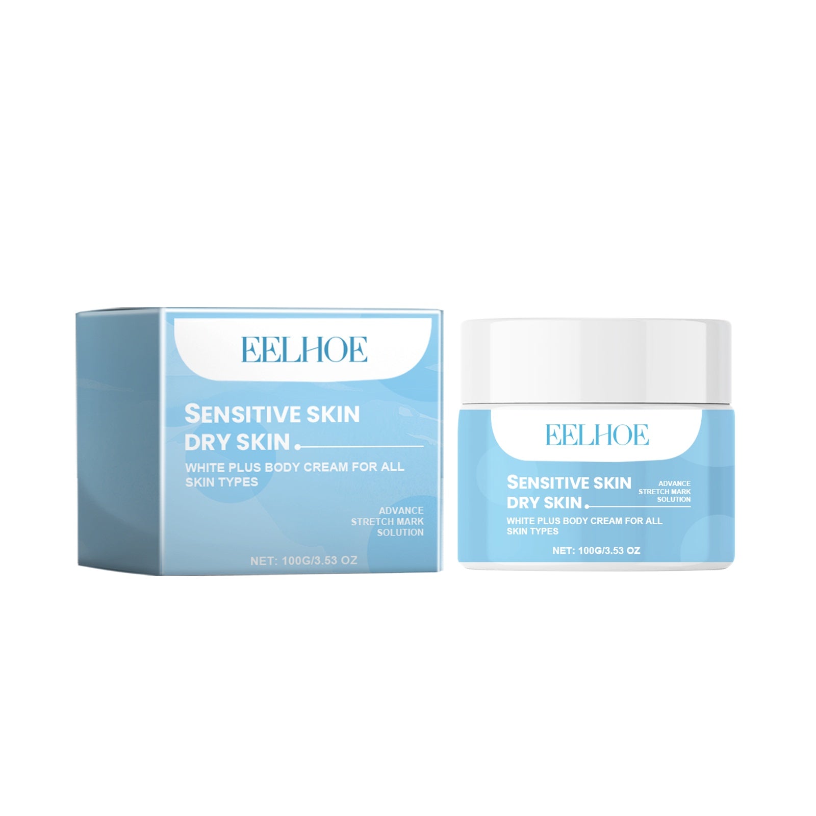 EELHOE White Plus Body Cream, Collagen Firming And Moisturizing Skin Lines Moisturizing And Rejuvenating Maintenance Cream - E-LUSH