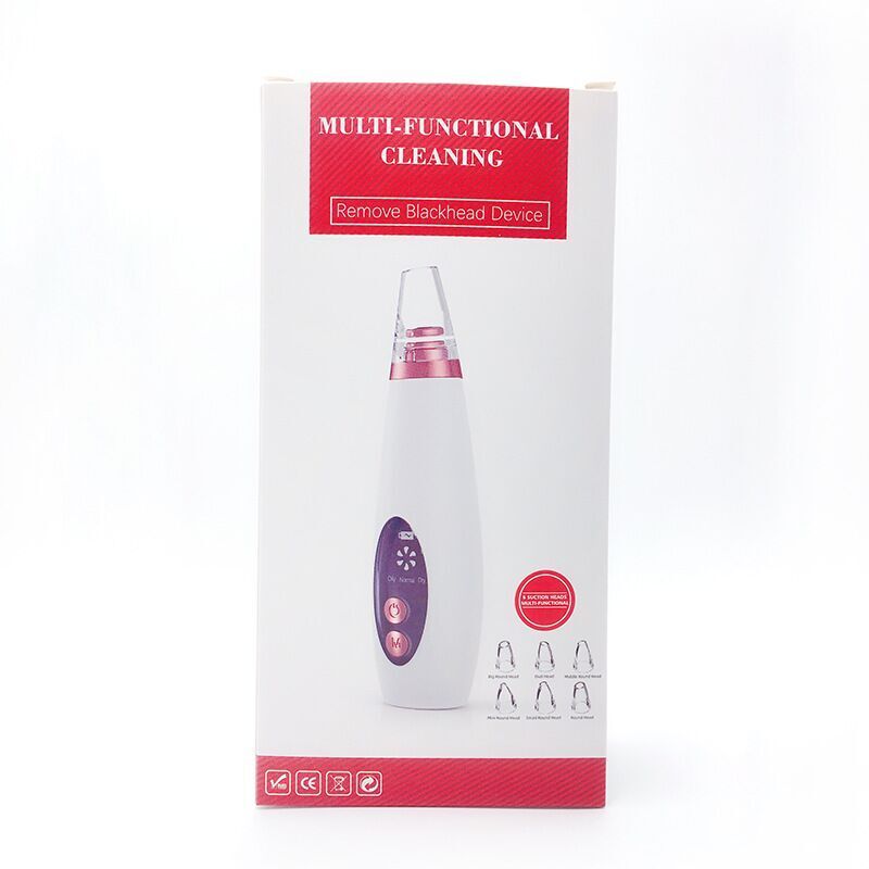 Blackhead Pore Vacuum Cleaner Nose Cleanser Blackheads Remover Blackhead Acne Removal Button Face Suction Beauty Skin Care Tool - E-LUSH