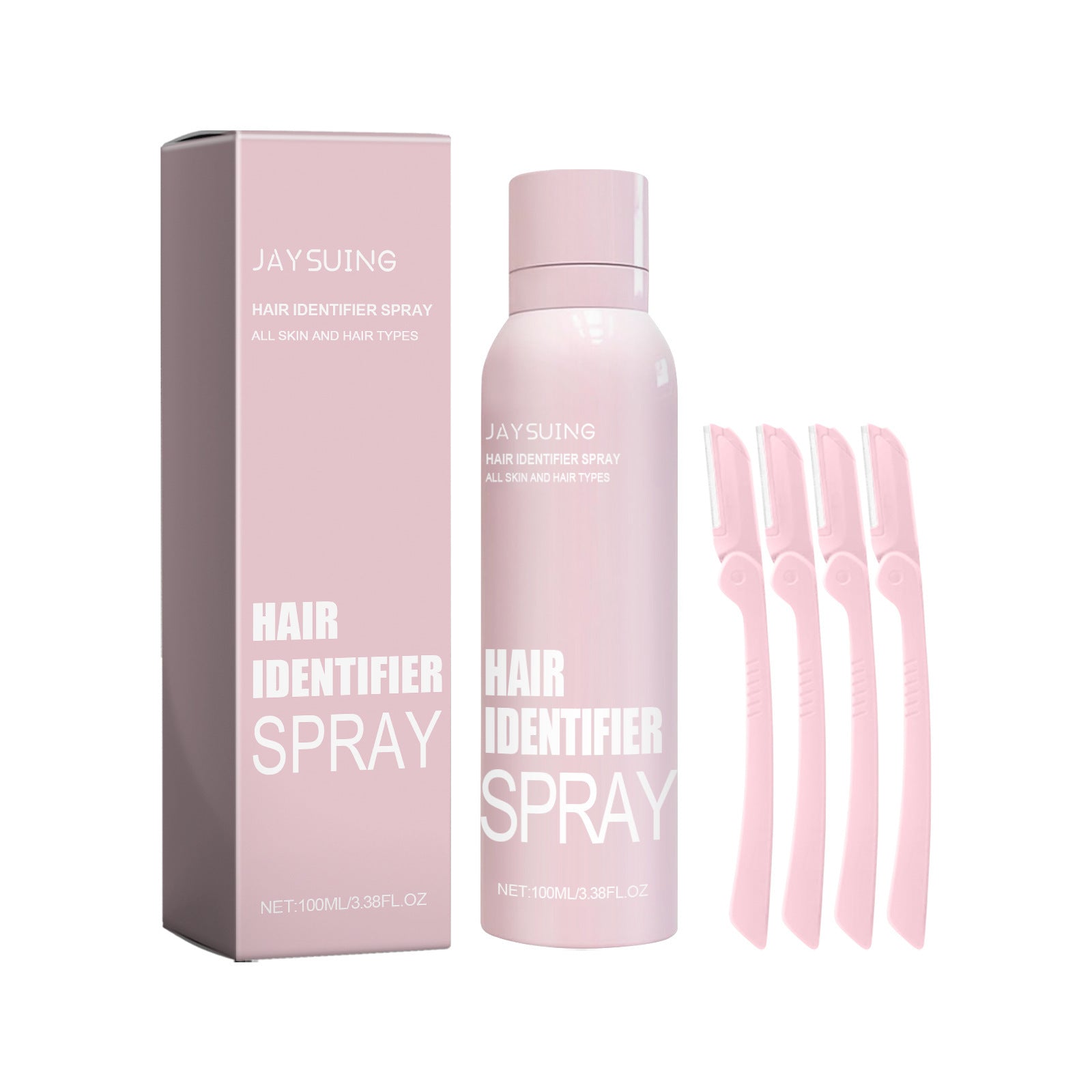 Hair Identifier Spray Set For Face Shaving Moisturizing Dermaplaner Spray For Face Shaving Skin Care - E-LUSH